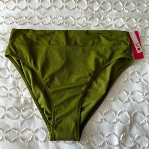 Xhilaration High Leg, High Waist Bikini Bottom